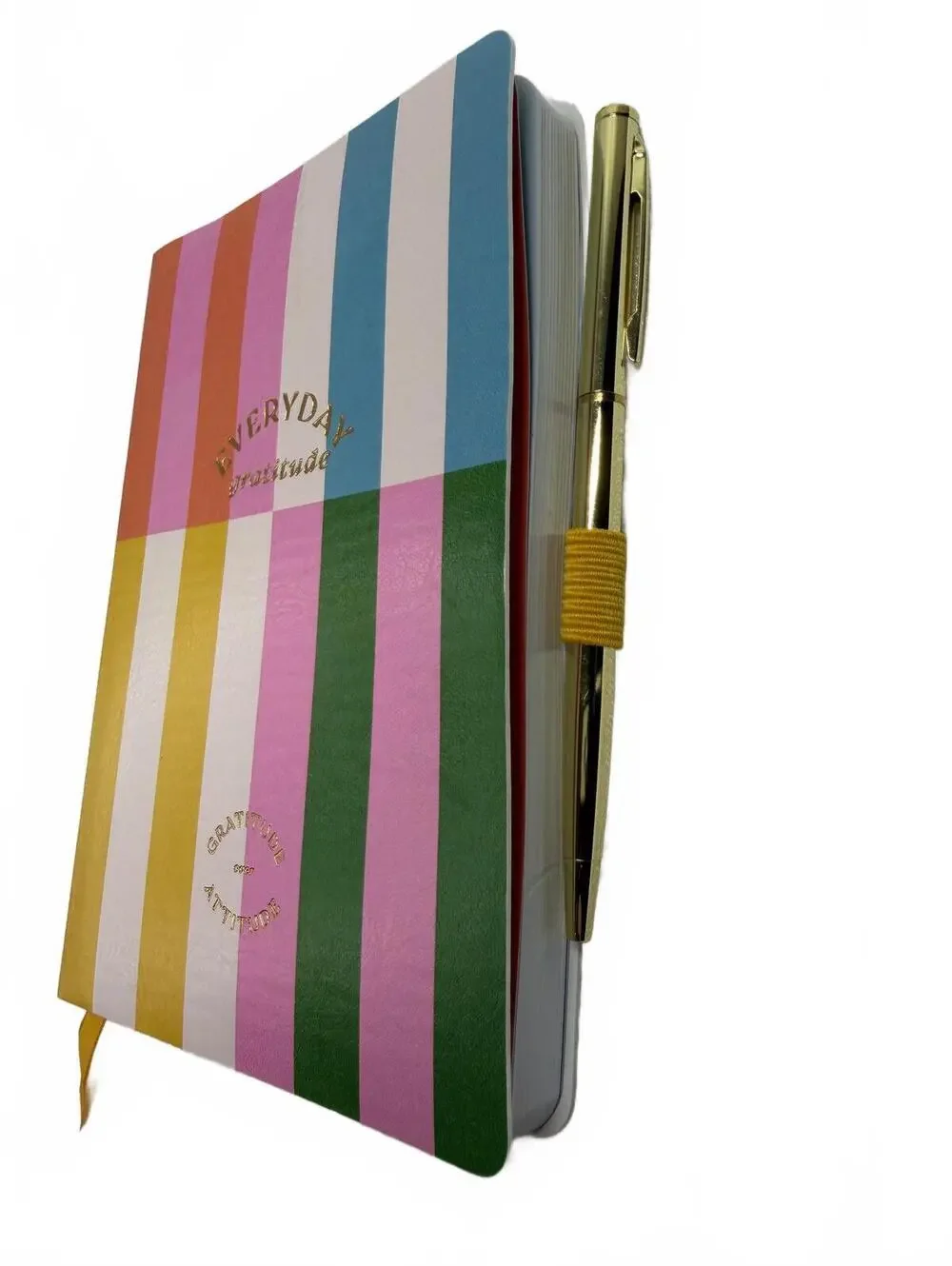 New Think Ink Everyday Gratitude HC Journal & Gold Pen Set DesignWorks Ink Goals